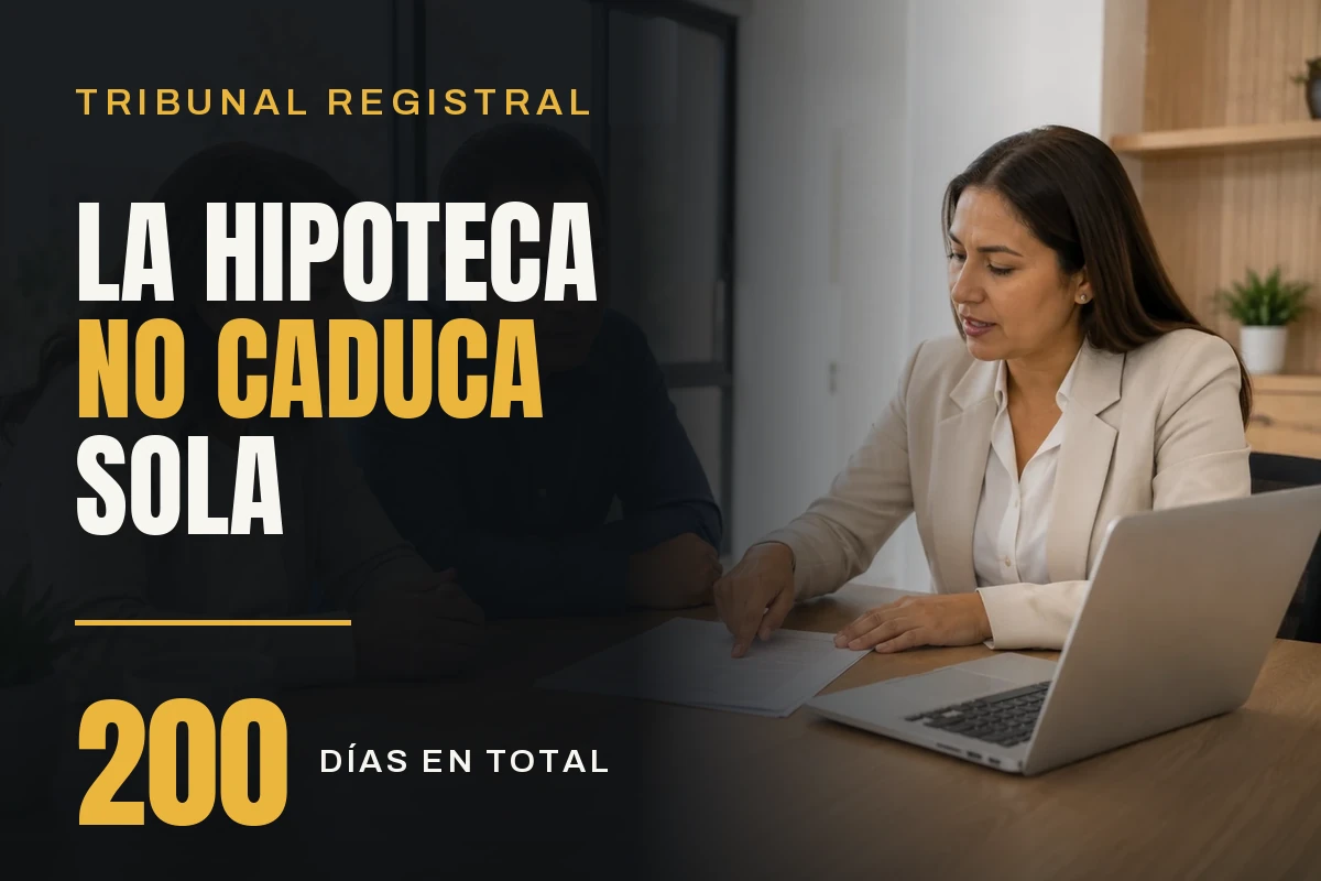Una hipoteca de banco no se cae sola