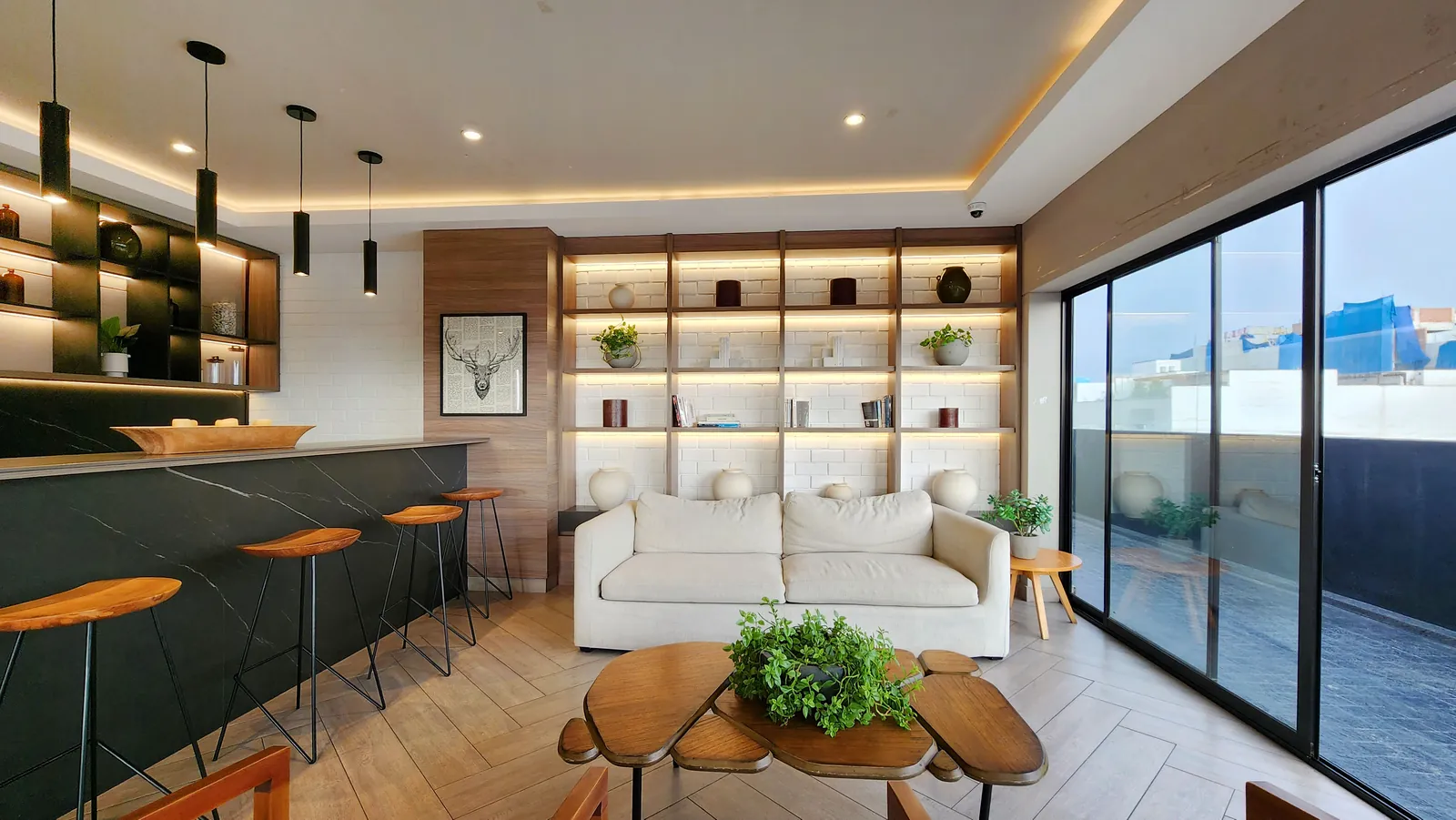 Sala común del edificio — Departamento en Miraflores, Calle Piura